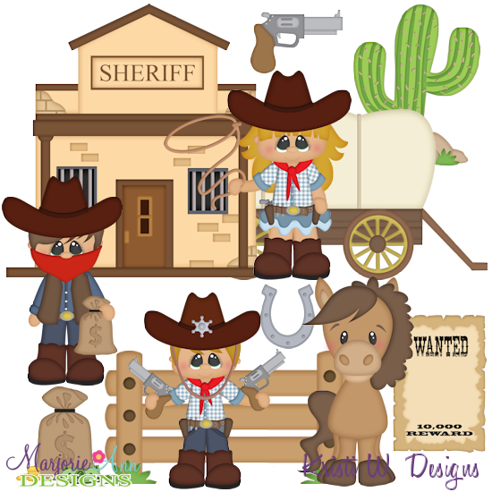 The Wild West SVG Cutting Files Includes Clipart - Click Image to Close